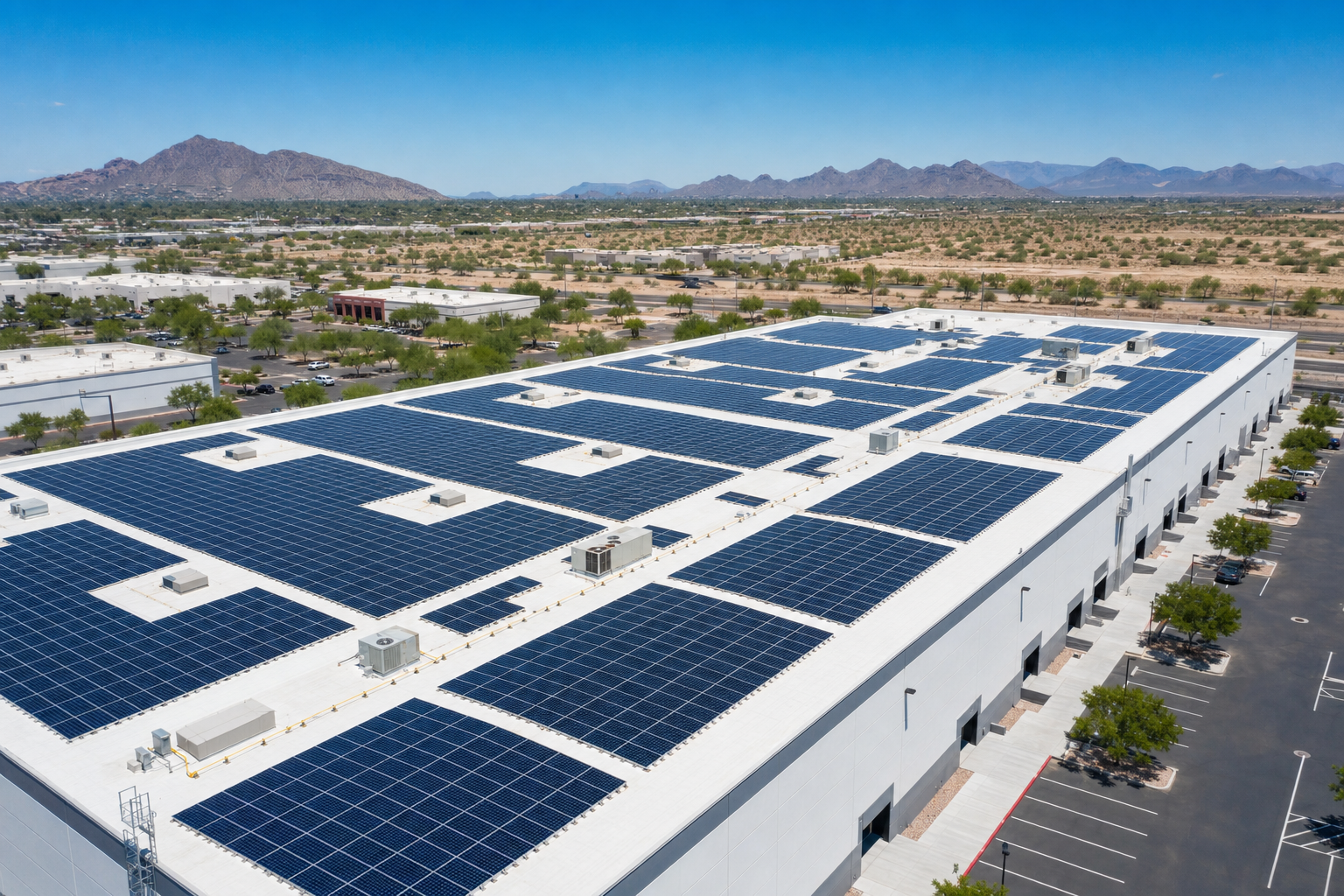 Commercial solar installation Phoenix AZ